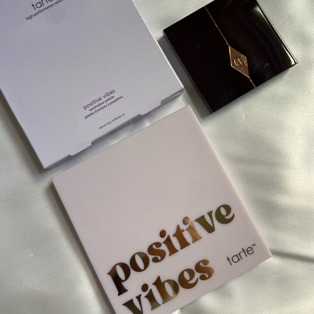 Tarte & Charlotte Tilbury eyeshadows palettes